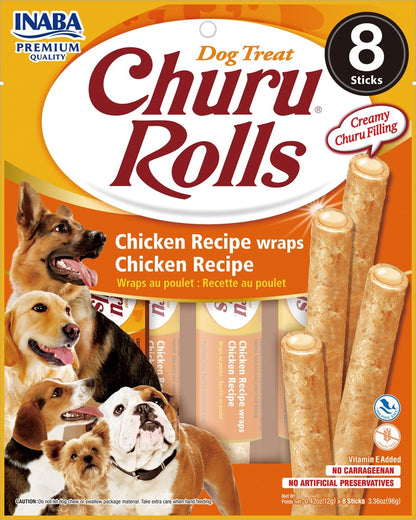 CHURU - ROLLS 8P CHICKEN 96 GR