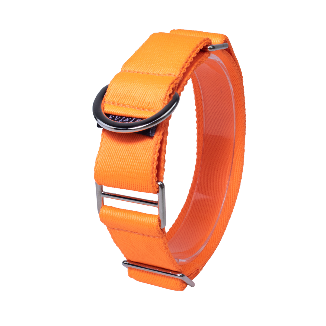 Collar martingale Naranja neón gross (4 cm)